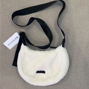 NWT Athleta All About Sherpa Mini Crescent Bag